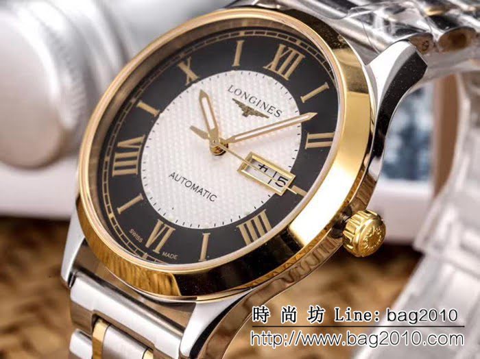 LONGINES浪琴 經典大三針 全自動機械 精品男士腕表 WSS2298